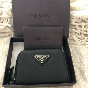 Authentic Black Prada card case